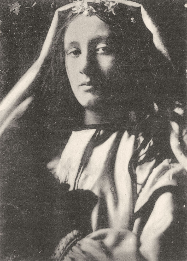 PORTRAITS. Portrait of an unknown, 1863 1935 old vintage print picture